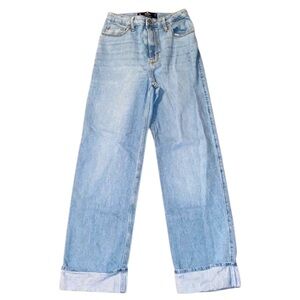 ultra high rise dad jeans